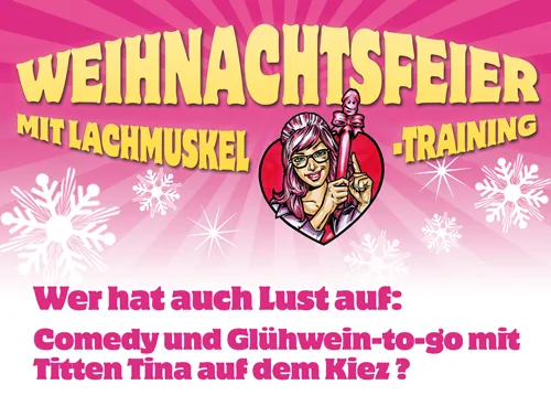 Weihnachtsfeier in Hamburg für Firmen auf lustig mit Comedy Reeperbahn-Tour